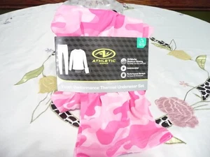 MÄDCHEN ROSA TARNMUSTER GRÖSSE 10-12 THERMOSET NEU IM PAKET - Bild 1 von 3