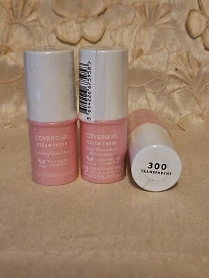 3-Covergirl-Clean-Fresh-Cooling-Glow Stick #300 TRANSPARENT-NEW/TAMPER SEALED! - Image 1 of 4