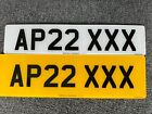 Private Number Plate AP22 XXX on retention. Also have on Ebay AP21 XXX