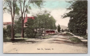 POSTCARD DIRT STREET SCENE GALE STREET CANAAN VERMONT - Picture 1 of 2