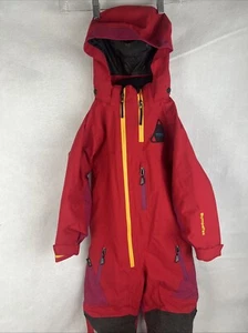 Tobe 2.0 Youth Insulated Monosuit Snowsuit Size 6 yr 116 Red Purple - Picture 1 of 18