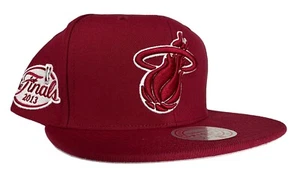 Mitchell & Ness NBA Miami Heat Back to Basics Snapback Hat, Cap, New - Picture 1 of 13