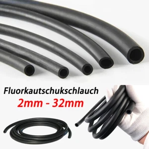 Black Fluorine Rubber Hose Fluorocumber Hose Oil Line Fuel Hose - Picture 1 of 12