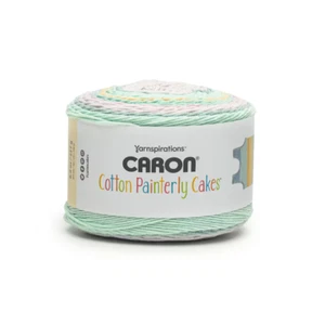 Caron Cotton Painterly Cakes Yarn "Turquoise Thrill" - Picture 1 of 2
