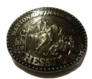 Belt Buckle 1988 National Finals Rodeo NFR Hesston New Sealed Vintage - Picture 1 of 2