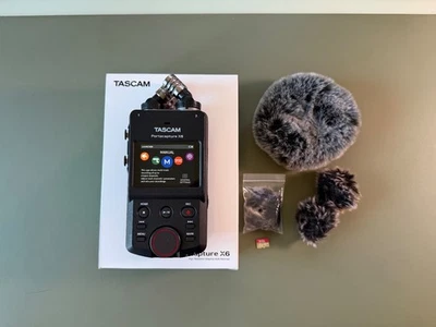 TASCAM Portacapture X6 Handheld Adaptive Multitrack Audio Recorder Used - Image 1 of 4