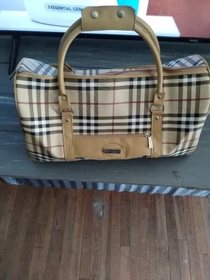 vintage Burberry Haymarket check medium Boston bag - Image 1 of 4