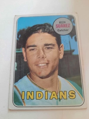 Lote 1969 Topps de (24) Cleveland Indians Dark/Alvis/Azcue/McDowell/Romo/Fuller - Imagem 1 de 4