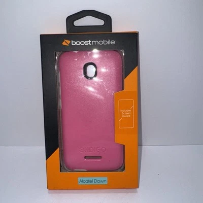 Boostmobile Ondigo Alcatel Dawn Soft Case with Screen Guard (Pink) - Image 1 of 2