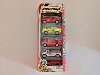 Matchbox 5 Pack  - Fire Vehicles  - 2004 - Image 1 of 4