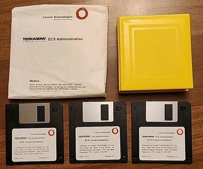 Lucent Technologies Terranova ECS Administration Communications Floppy Disks '97 - Image 1 of 4