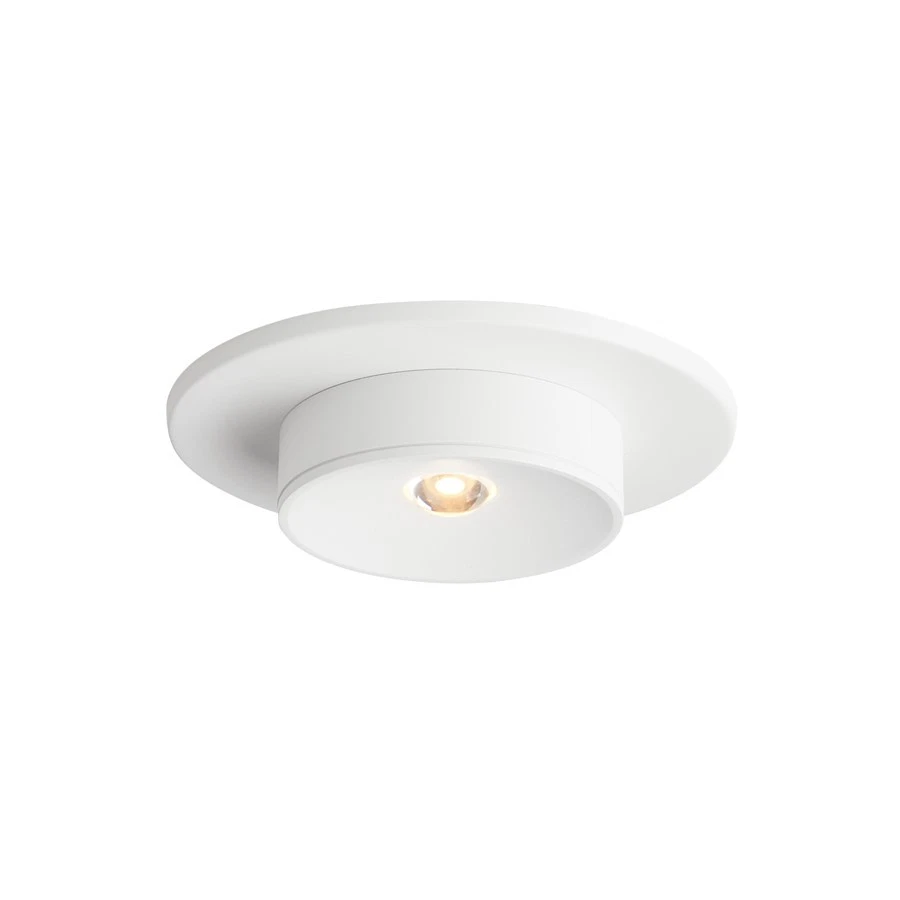Maxim Lighting Caldera 1 Light Semi-Flush Mount, White - 86211WT - Image 1 of 1