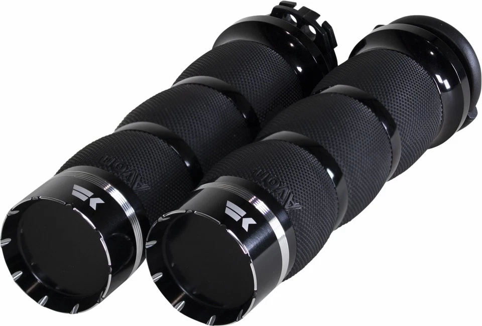 Empuñaduras de cojín de aire Khrome Werks Tracer | Cable | Negro (500210) Foto 1 de 1