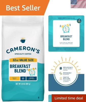 Cameron's Breakfast Blend café molido tostado, 32 onzas - suave y rico Foto 1 de 4