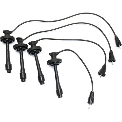 Spark Plug Wires Set of 4 for Chevy Toyota Corolla Chevrolet Prizm 1998-1999 - Image 1 of 4