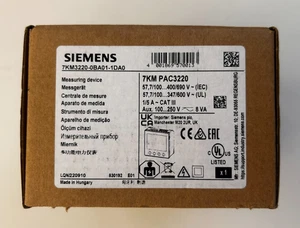 Siemens 7KM3220-0BA01-1DA0 SENTRON PAC3220 LCD Power Monitoring Device - Bild 1 von 2