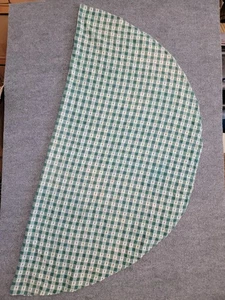 Vintage Plaid Heart Skirt Womens Medium 90s Cottagecore Retro Pattern Fabric - Picture 1 of 8