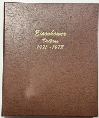 Complete IKE Eisenhower Dollar Set 1971-1978 of 23 Coins PDS PROOF Dansco Album - Image 1 of 4