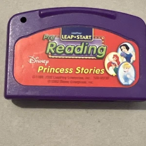LeapFrog LeapPad 1 Cartridge ONLY, LeapStart PRE-READING DISNEY Princess Stories - Picture 1 of 5