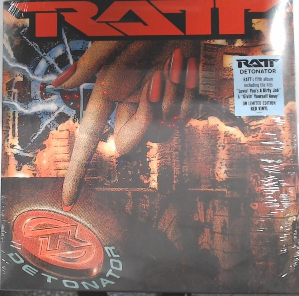 Ratt – Detonator - Red LP Vinyl Record 12" - NEW Sealed - Image 1 of 1