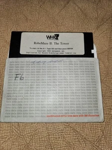 RoboMaze II: The Tower from WHO Software 5 1/4" Disk 1992 - Afbeelding 1 van 3