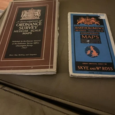 Vintage ordnance survey maps Stafford No 119 And Taunton & Lyme Regis No 177 - Bild 1 von 4