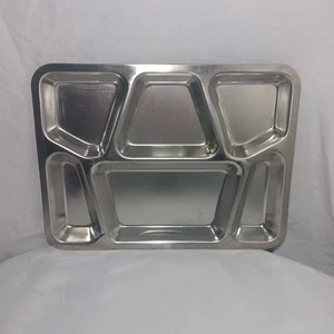 Vollrath Mess Hall Cafeteria Tray Stainless Steel Serving Tray 8115 School  - Picture 1 of 3