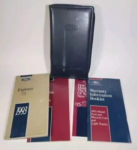 Vintage 1993 Ford Explorer Owner's Guide With Case - Picture 1 of 9