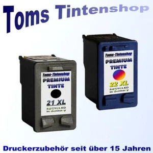 HP 21 22 XL REFILL PATRONE DESKJET F370 F 375 F380 F2180 F2224 F2280 F4180 - Bild 1 von 3