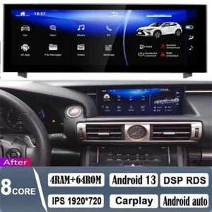 10.2" Android Navigation Car Gps Stereo Radio For Lexus Is Is250 Is300 4+64g - Picture 1 of 12