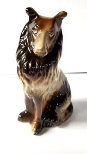 Collie Dog Figure Figurine Porcelain 7 1/8" Tall Brazil - Picture 1 of 7