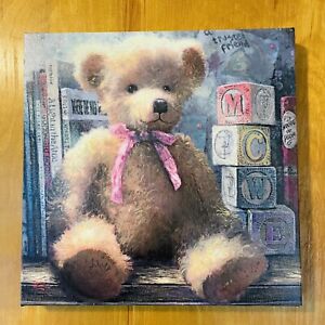 A Trusted Friend Bear Nursery Thomas Kinkade Limited Edition Canvas Painting