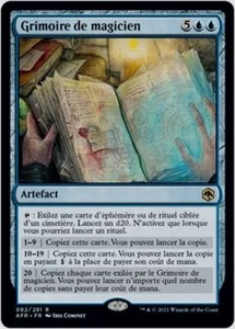 MTG Magic AFR - Wizard's Spellbook/Grimoire de magicien, French/VF - Picture 1 of 1