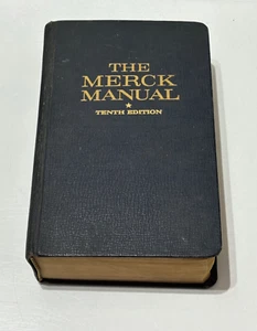 The Merck Manual of Diagnosis & Therapy, Tenth Edition 1961 vintage - Bild 1 von 12
