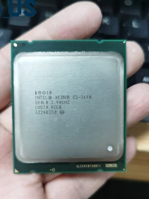 Intel Xeon E5-2690 LGA2011 Server CPU Processor 2.9GHz SR0L0 Eight cores - Image 1 of 2