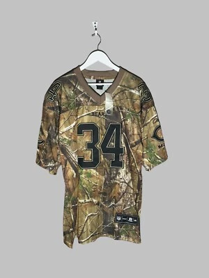 Camiseta Real Tree #34 Payton Chicago Bears Reebok NFL Y2K  - Imagem 1 de 4