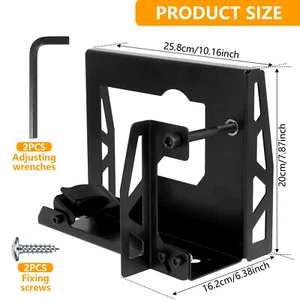 Electric Planer Flip Support Electric Planer Mount Bracket with 2 Wrench CoIJR - Picture 1 of 11