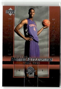 2003-04 Upper Deck Rookie Exclusives #4 Chris Bosh RC Toronto Raptors - Imagen 1 de 2