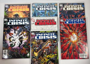 Infinite Crisis #1-7 Complete Set, 1st Blue Beetle (Jaime Reyes), DC 2005 VF/NM - Picture 1 of 9