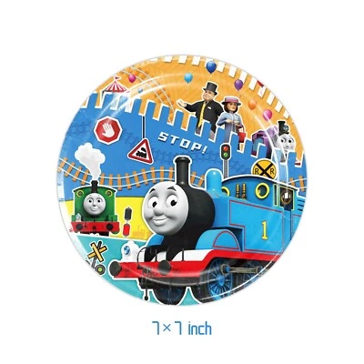 10 7" Thomas & Friends Placa Trem Tanque Motor Festa de Aniversário Louça Decoração - Imagem 1 de 4