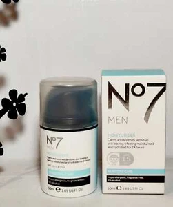 N.7 Crema idratante uomo sensibile ipoallergenica, senza profumo, SPF 15 50 ml - Foto 1 di 3