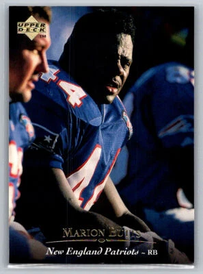 # 160 Marion Butts New England Patriots 1995 Upper Deck - Image 1 of 2