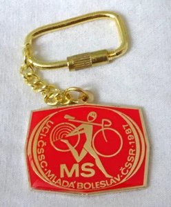 Anillo llavero UCI Cyclocross 1987 campeonato mundial raro - Imagen 1 de 2