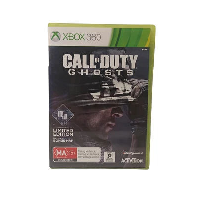 Xbox 360 Microsoft Call of Duty Ghosts Game PAL Military/War Battle Multiplayer - Image 1 of 4