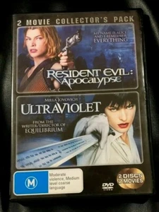 Resident Evil : Apocalypse / Ultraviolet (2007 : 2 Disc DVD Set) VGC Region 4 - Picture 1 of 4