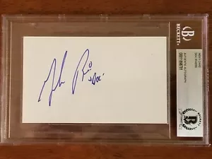 Glenn Doc Rivers Signed 3x5 Index Card Beckett Encapsulated Clippers Celtics - Picture 1 of 1