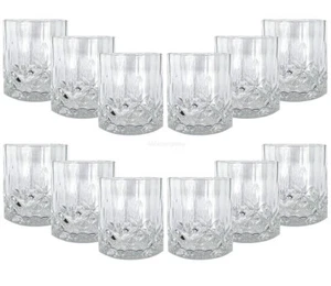 Mixcompany Wasser Glas / 12er Gläser Set - 12x Wasserglas / Kristall Design Was - Bild 1 von 1