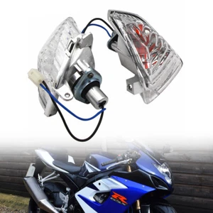 Turn Signals Indicators Lights Motor Clear Fits for Suzuki GSX-R1000 05-2006 - Picture 1 of 14