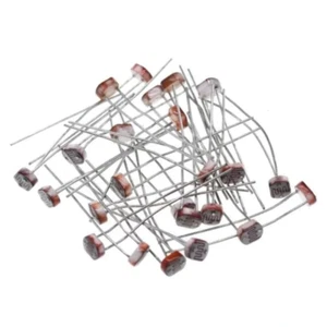 20pcs Photoresistor GL5528 GL5537 GL5539 GL5549 GL5506 GL5516 5mm - Bild 1 von 8