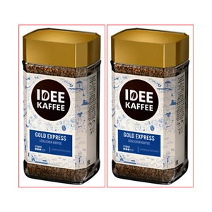 Idee Kaffee GOLD EXPRESS Instantkaffee Dose 200g / 7,1 oz x 2 Boxen - Bild 1 von 2